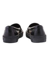 Load image into Gallery viewer, Bally Leory 6305333 Men&#39;s Black Croc Embossed Leather Sneakers MSRP $680
