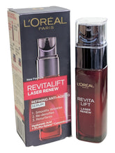 Load image into Gallery viewer, L'Oreal Revitalift Laser Renew Refining Anti Ageing Serum 1oz /30ml

