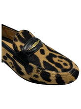 Load image into Gallery viewer, Bally Pesek 6305967 Men&#39;s Multideserto Leopard Print Haircalf Loafers MSRP $950
