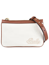 Load image into Gallery viewer, Bally Claryssa 63023010 Women&#39;s Beige Logo Handbag MSRP $500
