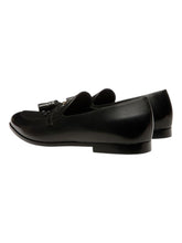 Load image into Gallery viewer, Bally Valdam 6304684 Men&#39;s Black Leather Loafers MSRP $1260
