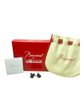 Load image into Gallery viewer, Baccarat 2814123 Be@rBrick Black Lead Crystal Earrings MSRP $470
