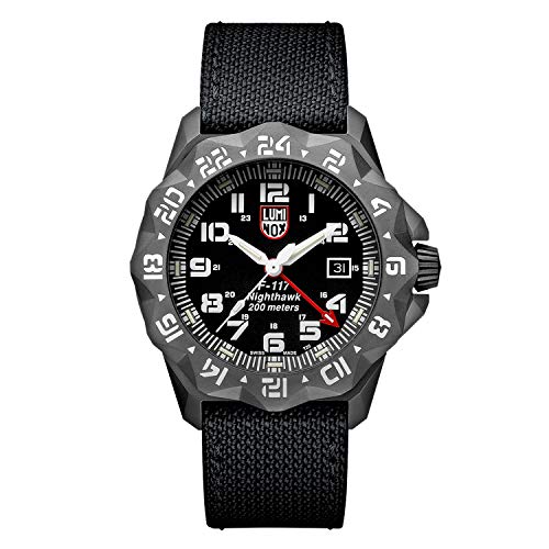 LUMINOX F-117 Nighthawk Men's XA.6421 Pilot Watch in Black 44mm