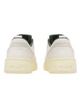 Load image into Gallery viewer, Bally Riweira-FO 6304693 White/Green Low-Top Leather Sneakers MSRP $650
