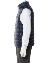 Load image into Gallery viewer, BALLY Men&#39;s 6240395 Blue Down Puffer Vest Coat
