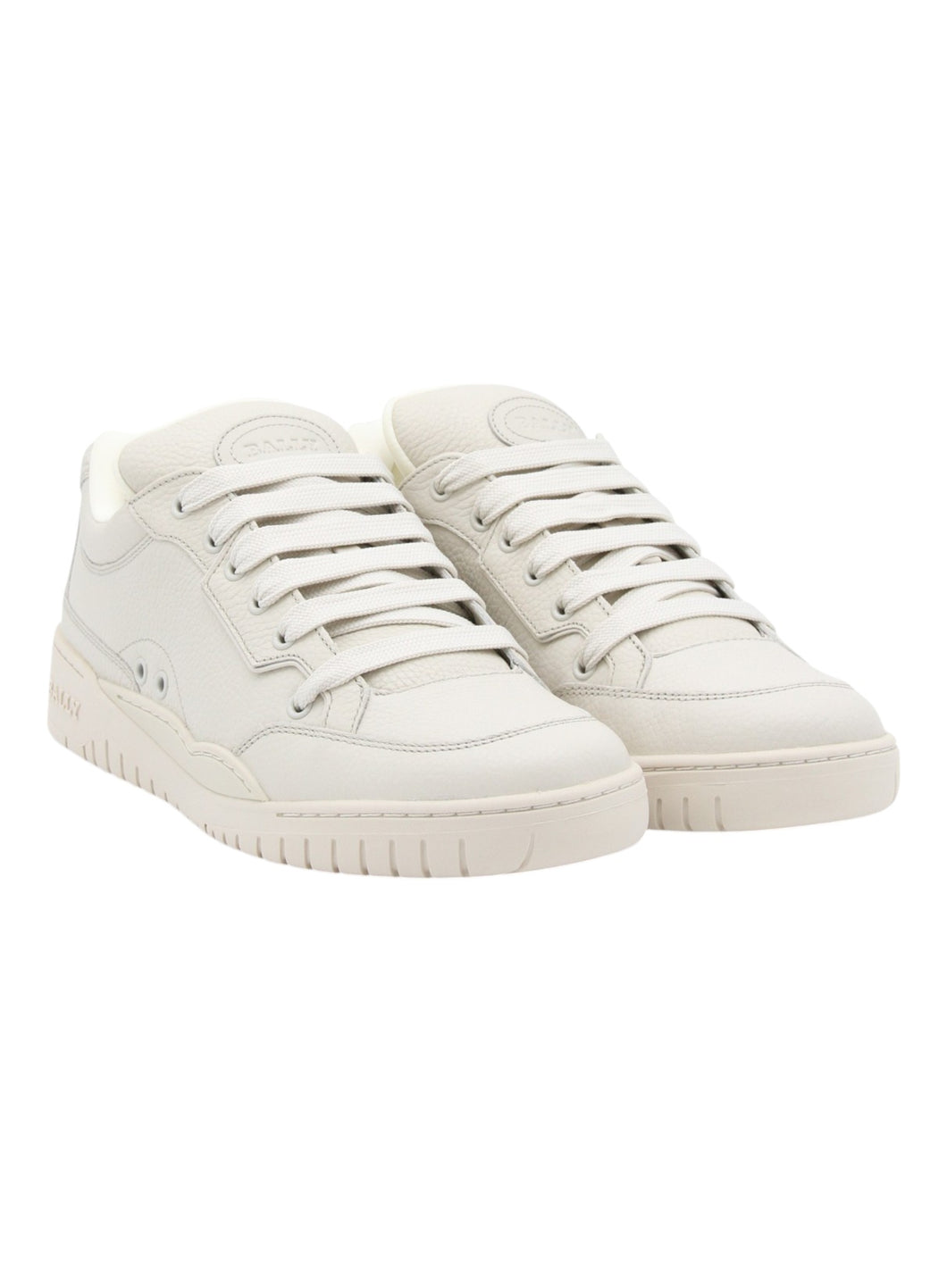 Bally Kiro 6303311 Men's Dusty White Calf Leather Sneakers MSRP $650
