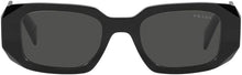 Load image into Gallery viewer, NEW PRADA Unisex PR 17WS 1AB5S0 Black Frame Dark Grey Lens Sunglasses MSRP $433
