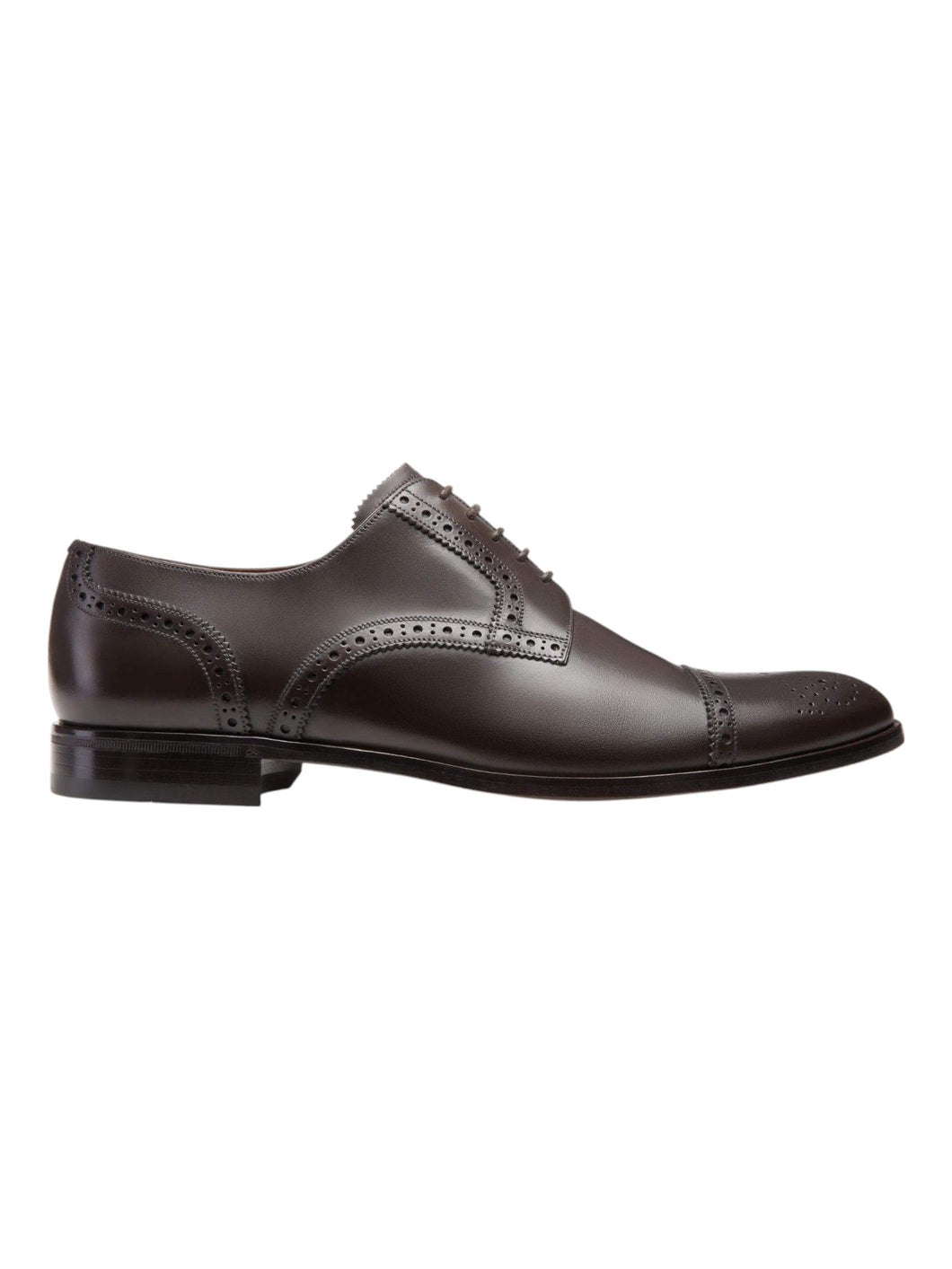 Bally Brooking 6234037 Men's Chocolate Leather Oxford Shoes MSRP $700