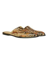 Load image into Gallery viewer, Bally Gardel 6304153 Men&#39;s New Rhu &amp; Multideserto Snake-Print Slippers MSRP $1030
