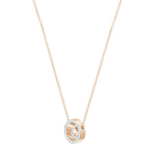 Load image into Gallery viewer, Swarovski Hollow 5289495 Rose Gold Plated &amp; Crystal Pendant Necklace MSRP $169
