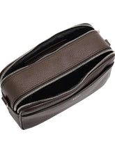 Load image into Gallery viewer, Bally 6310578 Oeden Ebano Leather Mini Crossbody Bag MSRP $1060
