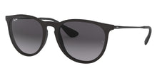 Load image into Gallery viewer, NEW RAY-BAN Women&#39;s Erika Black Frame Sunglasses RB4171 622/8G MSRP $155
