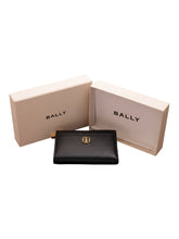 Load image into Gallery viewer, Bally 6304807 Emblem Compact W - Wallet Black Leather MSRP $580
