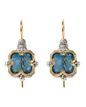 Load image into Gallery viewer, Konstantino Anthos Sterling Silver 18k Gold &amp; Blue Spinel Earrings SKMK3215-478
