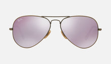 Load image into Gallery viewer, Ray-Ban RB3025 167/4K Bronze-Copper Aviator Flash Lilac Mirror 55-14-135

