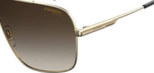 Load image into Gallery viewer, Carrera 1018/S Aviator Men&#39;s Gold Frame Gradient 63-11-145 Sunglasses MSRP $185
