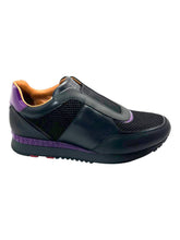 Load image into Gallery viewer, Bally Asmund 6217402 Men&#39;s Black Leather/Fabric Sneakers MSRP $630

