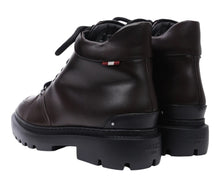 Load image into Gallery viewer, Bally Valiant 6239429 Women&#39;s Ebano Calf Plain Leather Boots MSRP $860
