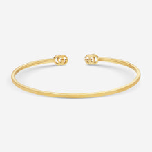 Load image into Gallery viewer, GUCCI GG Running 18kt Yellow Gold Cuff Bracelet YBA481663001 MSRP $1,610
