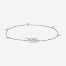 Load image into Gallery viewer, Gucci GG Running 18K White Gold and Diamond Bracelet YBA481671002018 MSRP $2,250
