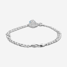 Load image into Gallery viewer, Gucci Lion Head 18K White Gold Aquamarine and Diamond Bracelet YBA627698001016 MSRP $6,580
