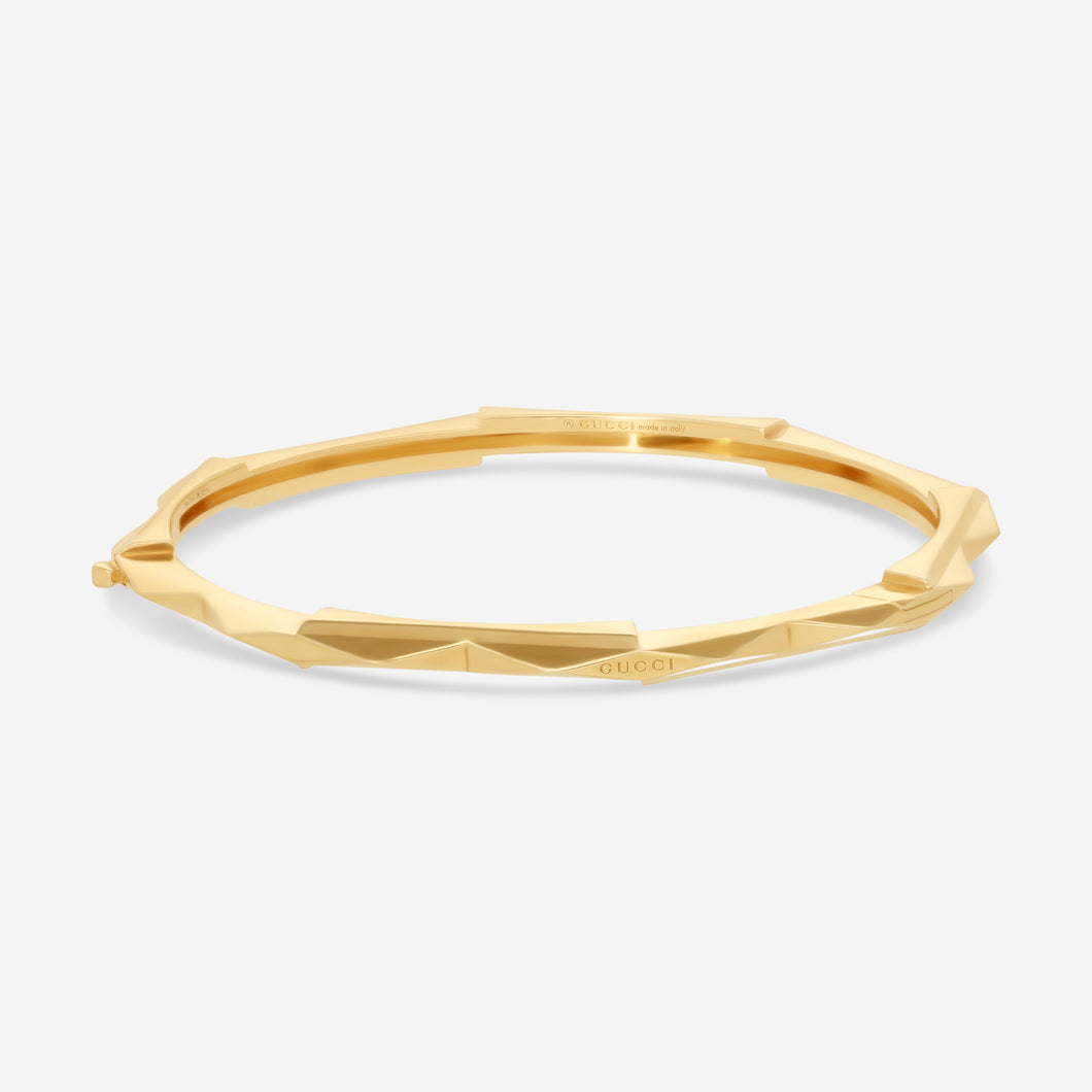 GUCCI Link to Love 18kt Yellow Gold Bracelet YBA662253001 MSRP $6,200