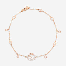 Load image into Gallery viewer, GUCCI 18kt Pink Gold and Diamonds Bracelet YBA729403001 MSRP $2,750
