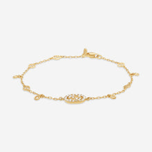 Load image into Gallery viewer, GUCCI 18kt Yellow Gold and Diamond Bracelet YBA729403002 MSRP $2,750
