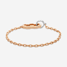 Load image into Gallery viewer, Gucci Link to Love 18K Rose and White Gold Chain Bracelet YBA786693002016 MSRP $2,350
