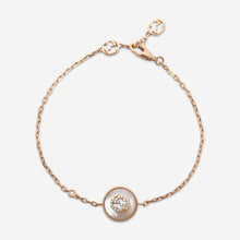 Load image into Gallery viewer, Gucci Interlocking G 18K Rose Gold Mother of Pearl and Diamond Bracelet YBA786749001016 MSRP $2900
