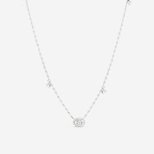 Load image into Gallery viewer, GUCCI GG Running 18kt White Gold and Diamond Necklace YBB479231001 MSRP $2,240
