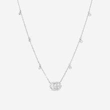 Load image into Gallery viewer, Gucci GG Running 18K White Gold and Diamond Necklace YBB481624002 MSRP $3,520
