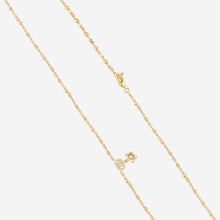 Load image into Gallery viewer, GUCCI Flora Double G Detail 18kt Yellow Gold and Diamond Necklace YBB581842002 MSRP $3,380
