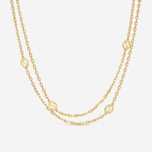 Load image into Gallery viewer, Gucci Interlocking G 18K Yellow Gold Necklace YBB631761001 MSRP $3,470
