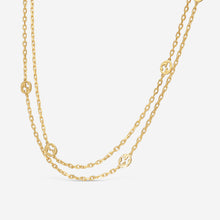 Load image into Gallery viewer, Gucci Interlocking G 18K Yellow Gold Necklace YBB631761001 MSRP $3,470
