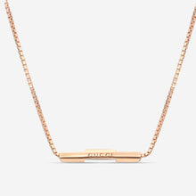 Load image into Gallery viewer, GUCCI Link to Love 18kt Pink Gold Necklace YBB662108002 MSRP $1,570.00
