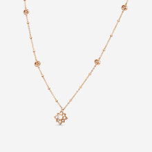 Load image into Gallery viewer, GUCCI Flora 18kt Pink Gold and Diamond Necklace YBB702393001 MSRP $3430
