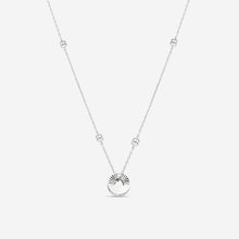 Load image into Gallery viewer, Gucci 18K White Gold Round Pendant Necklace with Heart Cut-Out YBB729373002 MSRP $2,910
