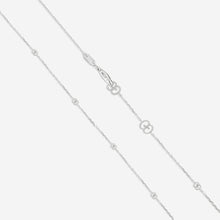 Load image into Gallery viewer, Gucci 18K White Gold Round Pendant Necklace with Heart Cut-Out YBB729373002 MSRP $2,910
