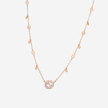 Load image into Gallery viewer, Gucci 18K Rose Gold &amp; Diamond Pendant Necklace YBB729402001 MSRP $3,300
