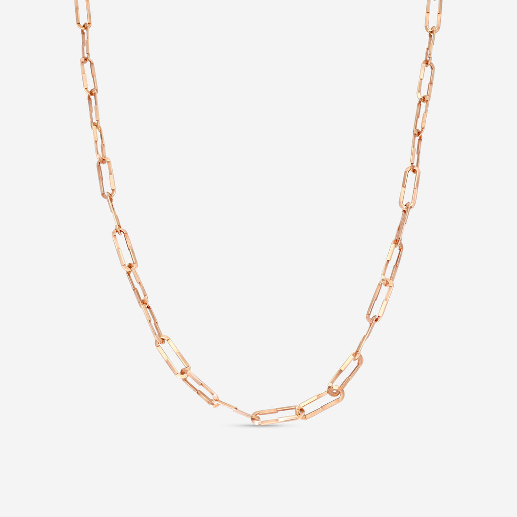 GUCCI Link to Love 18kt Pink Gold Necklace YBB745654001 MSRP $3,350