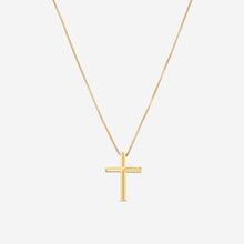 Load image into Gallery viewer, Gucci Link to Love 18K Yellow Gold Cross Pendant Necklace YBB758937001 MSRP $1,870
