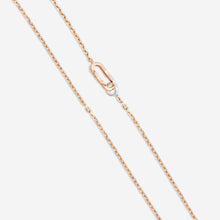 Load image into Gallery viewer, Gucci 18K Rose &amp; White Gold Link to Love Necklace YBB786671002 MSRP $3,400
