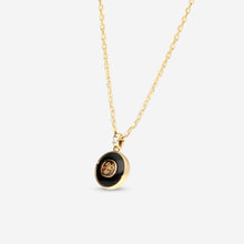 Load image into Gallery viewer, Gucci 18K Yellow Gold Onyx &amp; Diamond Necklace YBB789340001 MSRP $2,700
