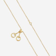 Load image into Gallery viewer, Gucci Horsebit 18K Yellow Gold Lariat Necklace YBB795850001 MSRP $5,300
