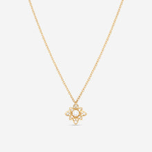 Load image into Gallery viewer, Gucci 18K Yellow Gold Diamond Flower Pendant Necklace YBB796238001 MSRP $6,340
