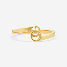 Load image into Gallery viewer, GUCCI GG Running 18kt Pink Gold Ring YBC457122001 MSRP $940
