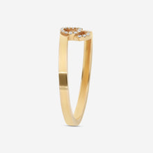 Load image into Gallery viewer, Gucci GG Running 18K Rose Gold and Diamond Ring YBC457127001 MSRP $1,740
