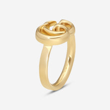 Load image into Gallery viewer, GUCCI GG Running Thin 18kt Yellow Gold Ring YBC525690001 MSRP $1,760
