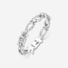 Load image into Gallery viewer, Gucci 18K White Gold and Diamonds Flora Ring YBC629827002 MSRP $1,400
